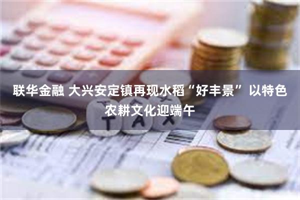 联华金融 大兴安定镇再现水稻“好丰景” 以特色农耕文化迎端午